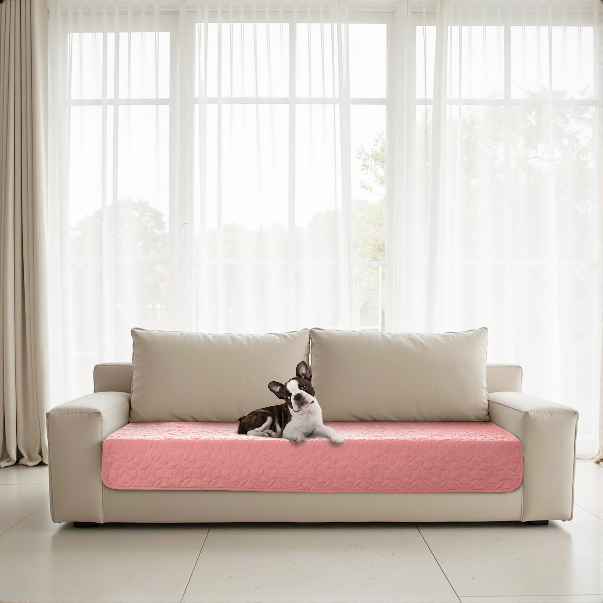 Sofur Waterproof Dog Couch and Bed Protector 76x178cm Pink