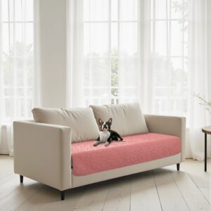 Alternative view of Sofur Waterproof Dog Couch and Bed Protector 76x178cm Pink