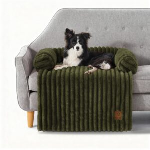 Alternative view of Cloud Bolster Sofa Protector Dog Bed Olive