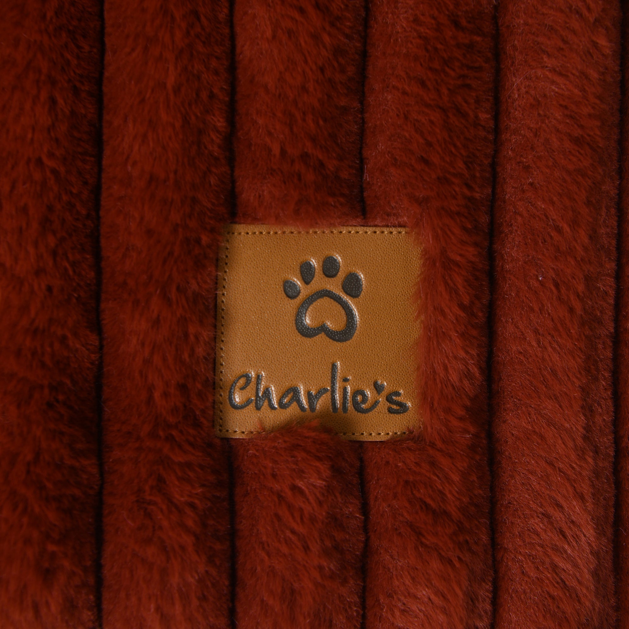 Cloud Bolster Sofa Protector Dog Bed Rust - Image 4