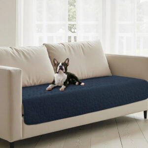 Sofur Waterproof Dog 2-Seater Couch Cover Protector 76x178cm Midnight Blue