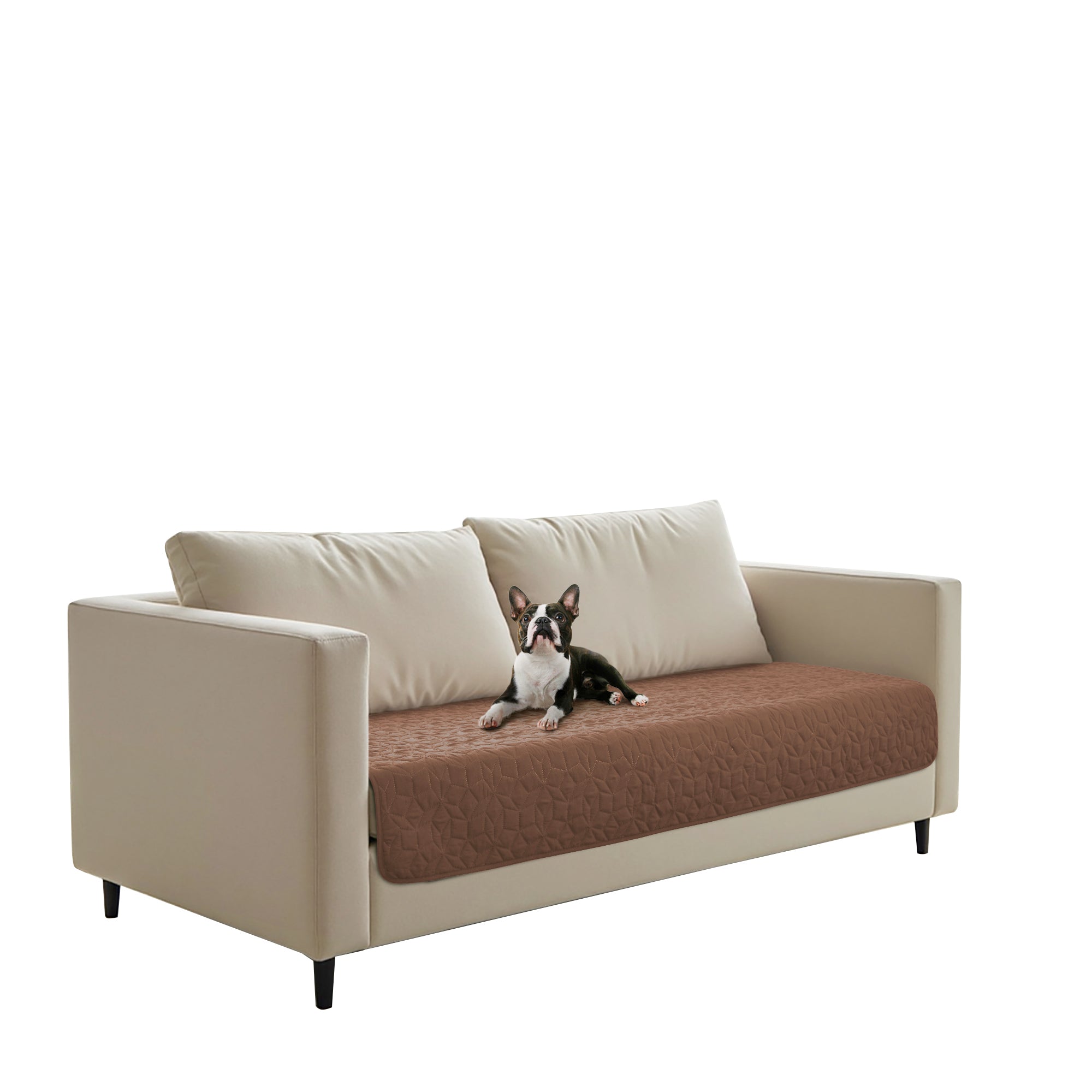 Sofur Waterproof Dog 2-Seater Couch Cover Protector 76x178cm Espresso - Image 3